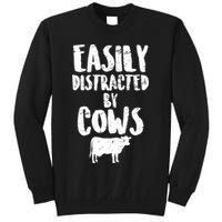 Easily Distracted By Cows Sweatshirt