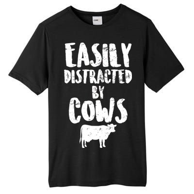 Easily Distracted By Cows Tall Fusion ChromaSoft Performance T-Shirt