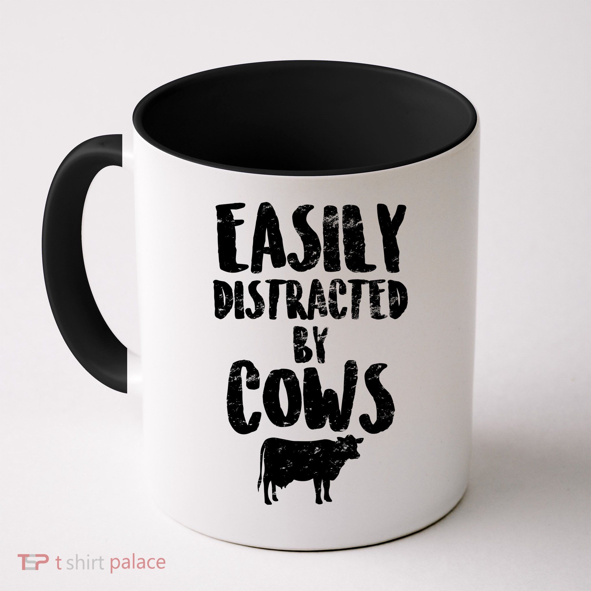 Easily Distracted By Cows Mug
