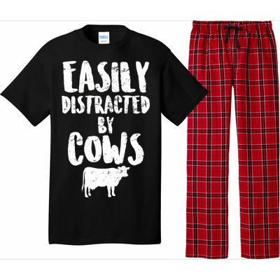 Easily Distracted By Cows Pajama Set