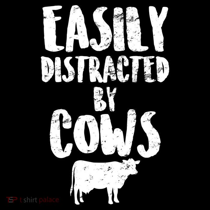 Easily Distracted By Cows Flatbill Hat