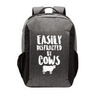 Easily Distracted By Cows Vector Backpack