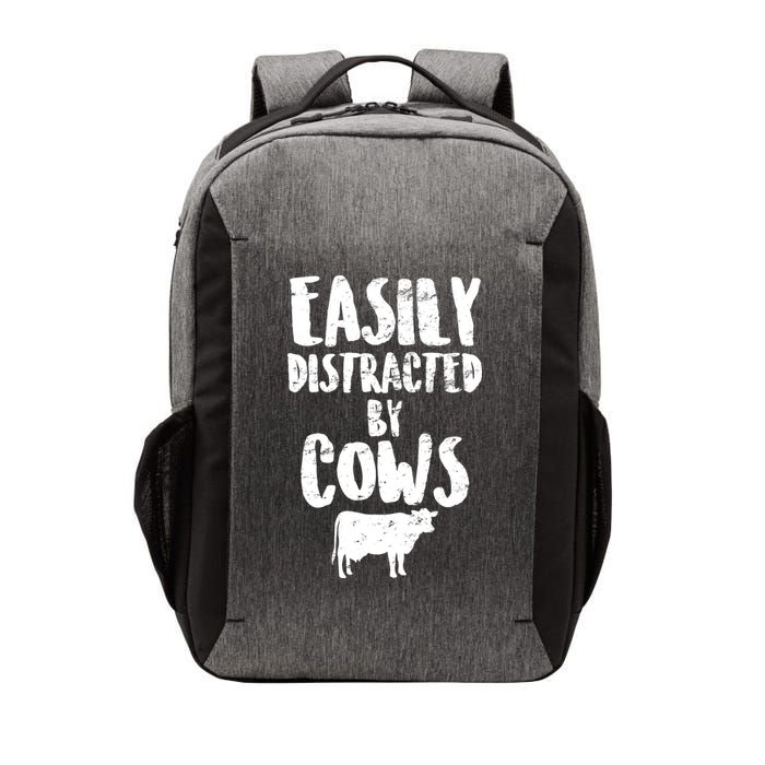 Easily Distracted By Cows Vector Backpack