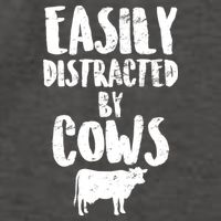 Easily Distracted By Cows Vector Backpack