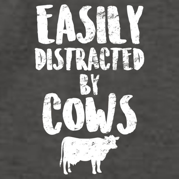 Easily Distracted By Cows Vector Backpack