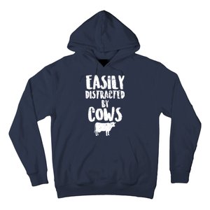 Easily Distracted By Cows Hoodie