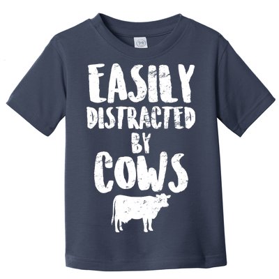 Easily Distracted By Cows Toddler T-Shirt