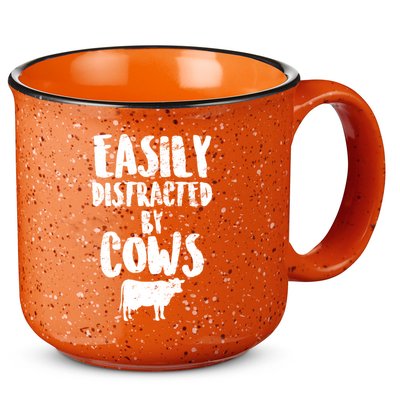 Easily Distracted By Cows 15oz Campfire Ceramic Mug