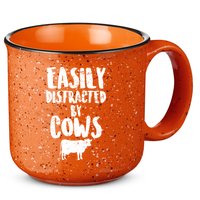 Easily Distracted By Cows 15oz Campfire Ceramic Mug