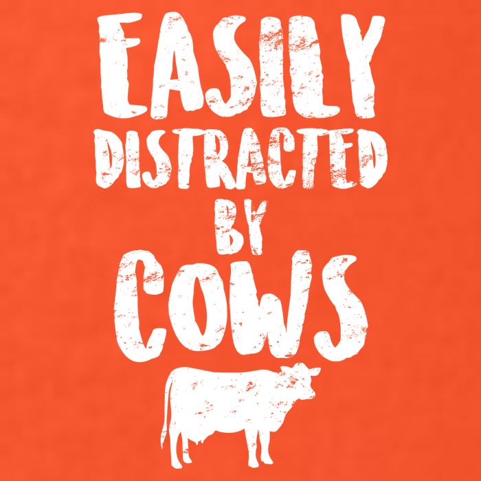 Easily Distracted By Cows Polo