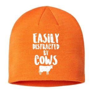 Easily Distracted By Cows Sustainable Beanie