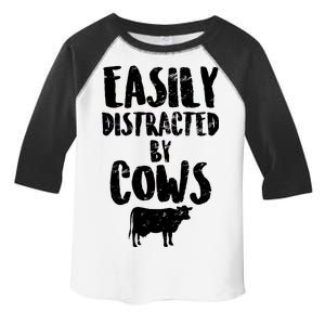 Easily Distracted By Cows Toddler Fine Jersey T-Shirt