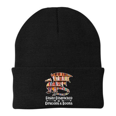 Easily Distracted By Dragons And Books Beanie
