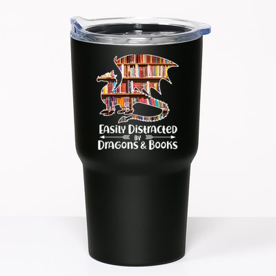 Easily Distracted By Dragons And Books Tumbler