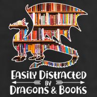 Easily Distracted By Dragons And Books Hat