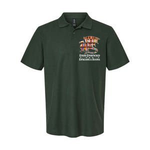 Easily Distracted By Dragons And Books Softstyle Adult Sport Polo