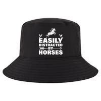 Easily Distracted By Horses Cool Comfort Performance Bucket Hat
