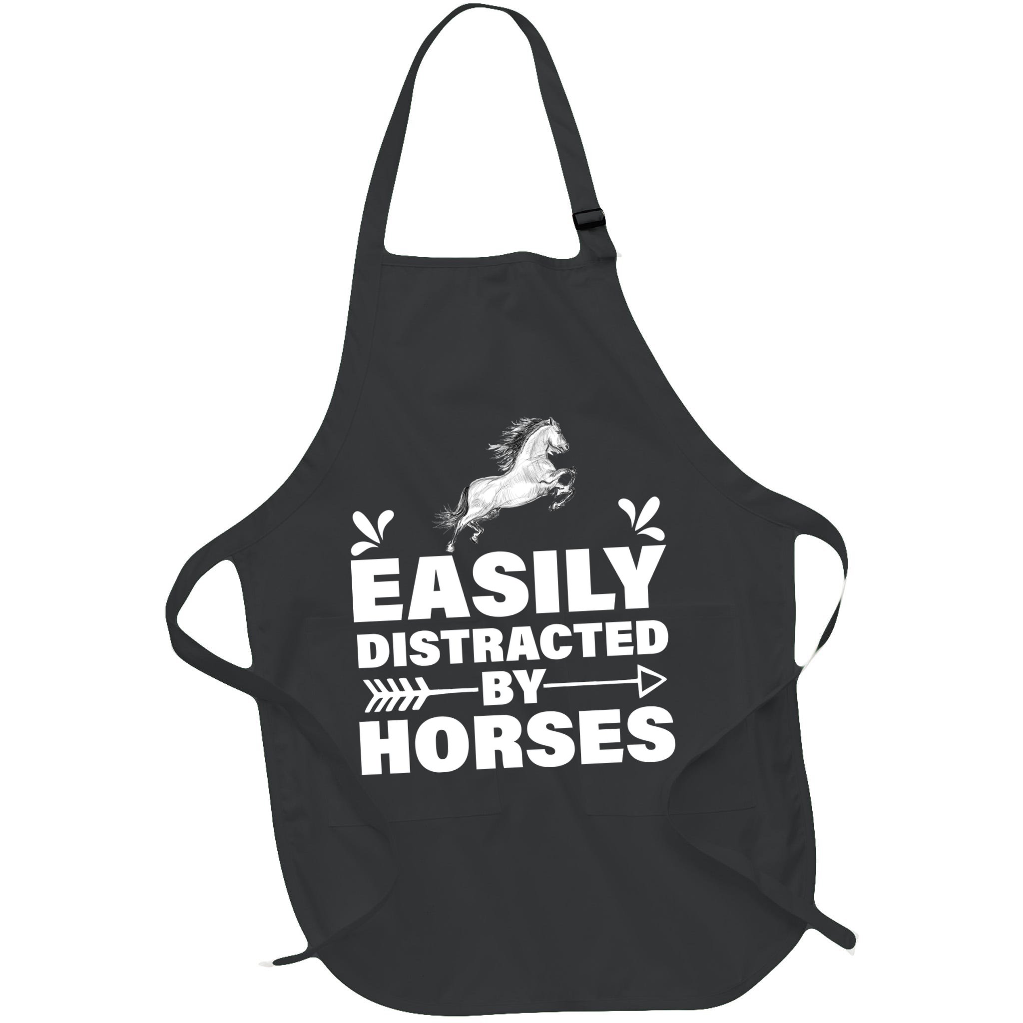 Easily Distracted By Horses Apron