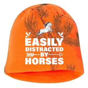 Easily Distracted By Horses Kati - Camo Knit Beanie