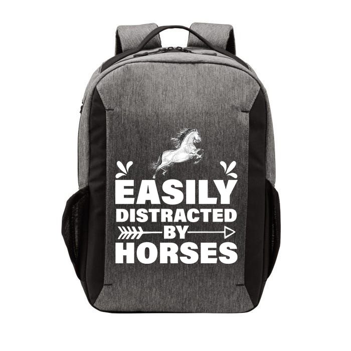 Easily Distracted By Horses Vector Backpack
