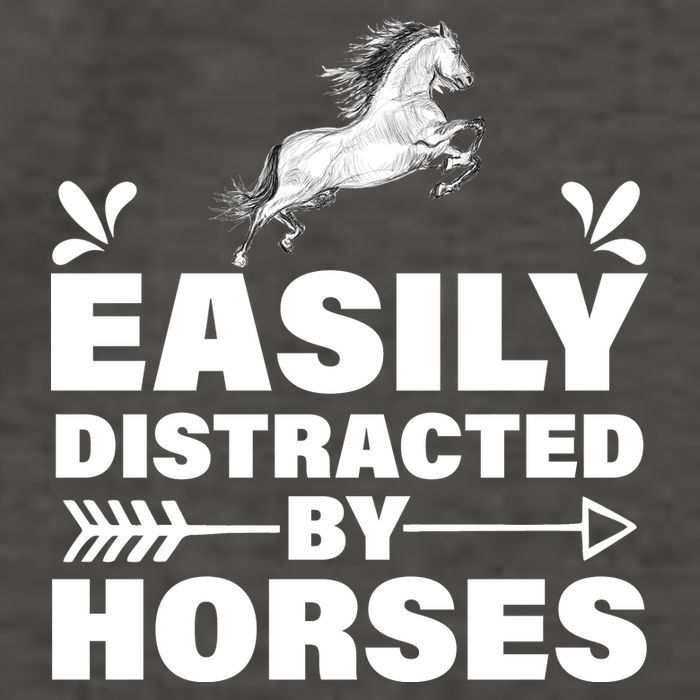 Easily Distracted By Horses Vector Backpack