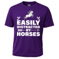 Easily Distracted By Horses Performance Shirt