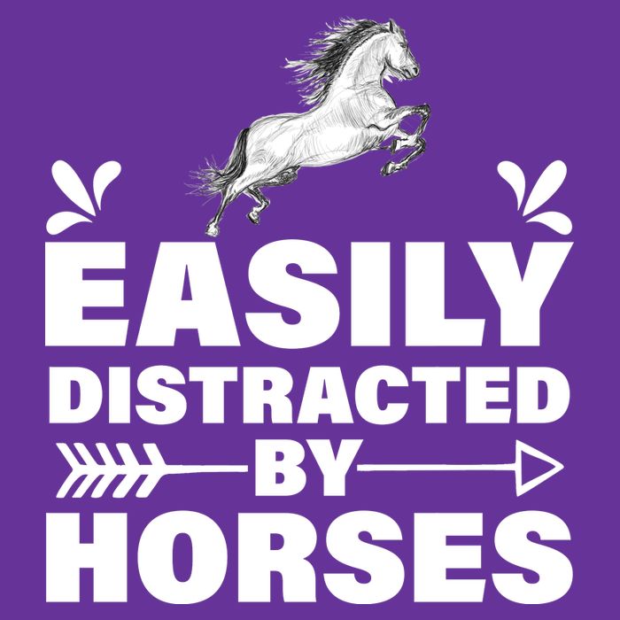 Easily Distracted By Horses Performance Shirt