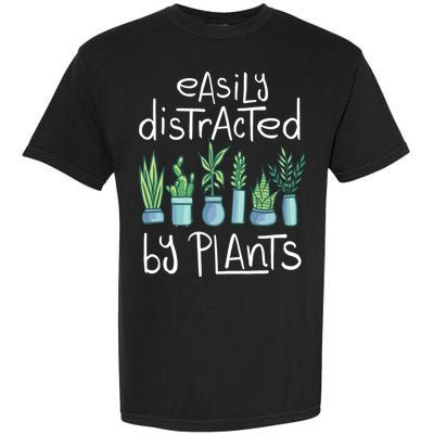 Easily Distracted By Plants Garment-Dyed Heavyweight T-Shirt