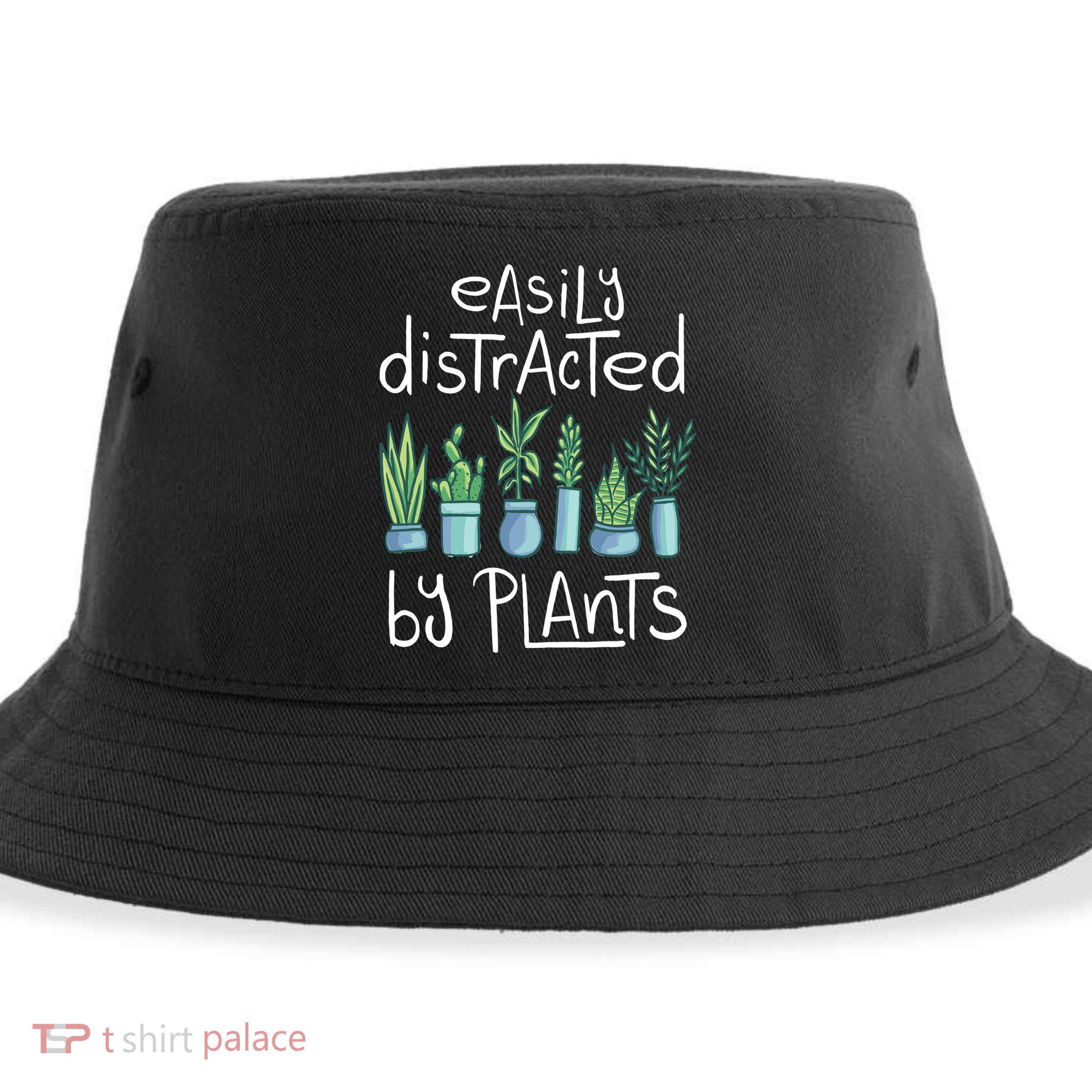 Easily Distracted By Plants Sustainable Bucket Hat