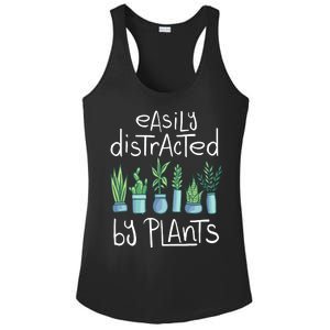 Easily Distracted By Plants Ladies PosiCharge Competitor Racerback Tank