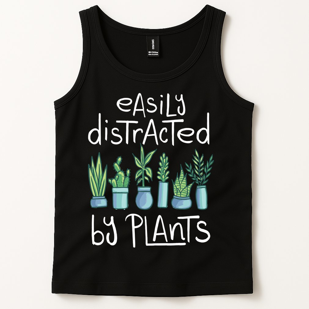Easily Distracted By Plants Tank Top