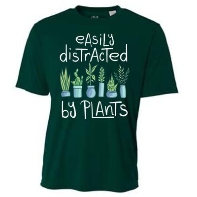 Easily Distracted By Plants Cooling Performance Crew T-Shirt