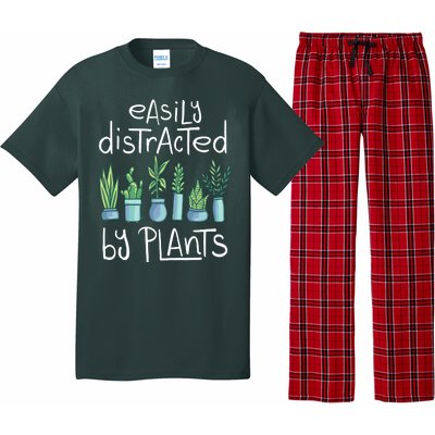 Easily Distracted By Plants Pajama Set