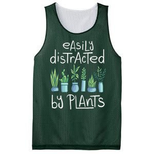 Easily Distracted By Plants Mesh Reversible Basketball Jersey Tank