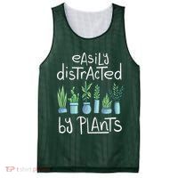 Easily Distracted By Plants Mesh Reversible Basketball Jersey Tank