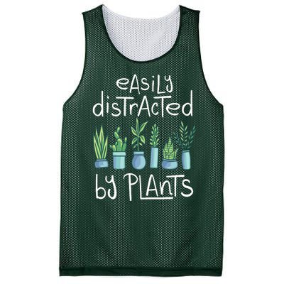 Easily Distracted By Plants Mesh Reversible Basketball Jersey Tank