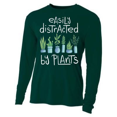 Easily Distracted By Plants Cooling Performance Long Sleeve Crew