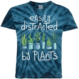 Easily Distracted By Plants Kids Tie-Dye T-Shirt