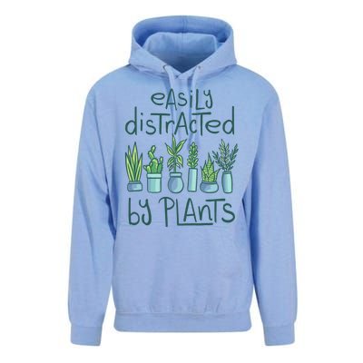 Easily Distracted By Plants Unisex Surf Hoodie