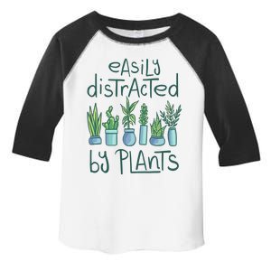 Easily Distracted By Plants Toddler Fine Jersey T-Shirt