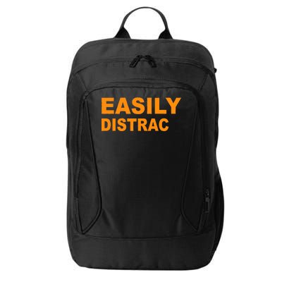 Easily Distrac(ted) Distracted Funny City Backpack