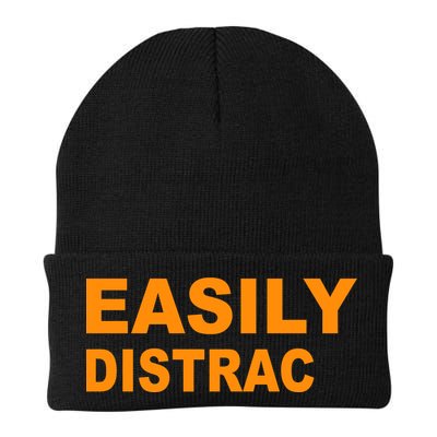 Easily Distrac(ted) Distracted Funny Beanie