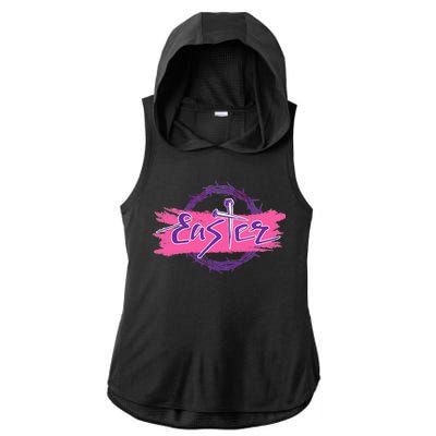 Easter Ladies PosiCharge Tri-Blend Wicking Draft Hoodie Tank