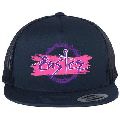 Easter Flat Bill Trucker Hat