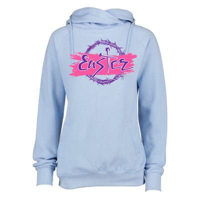 Easter Womens Funnel Neck Pullover Hood