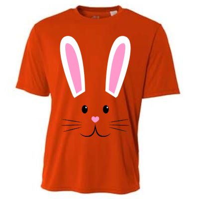 Easter Bunny Big Face Rabbit Cooling Performance Crew T-Shirt