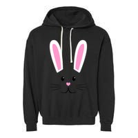 Easter Bunny Big Face Rabbit Garment-Dyed Fleece Hoodie