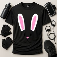 Easter Bunny Big Face Rabbit Performance Shirt