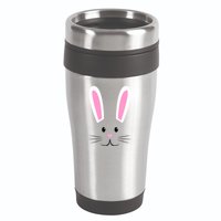 Easter Bunny Big Face Rabbit 16oz Travel Tumbler