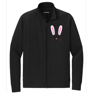 Easter Bunny Big Face Rabbit Stretch Full-Zip Cadet Jacket